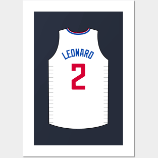 Kawhi Leonard Los Angeles Jersey Qiangy Posters and Art